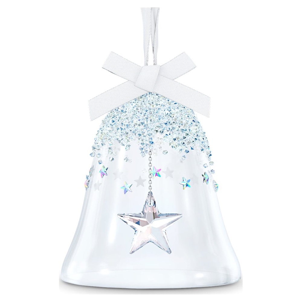 Swarovski Bell Christmas Ornament with Star